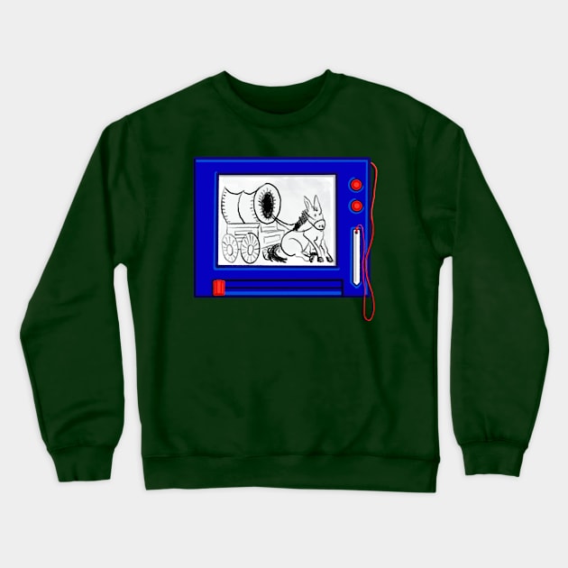 Wagon Crewneck Sweatshirt by Beansiekins